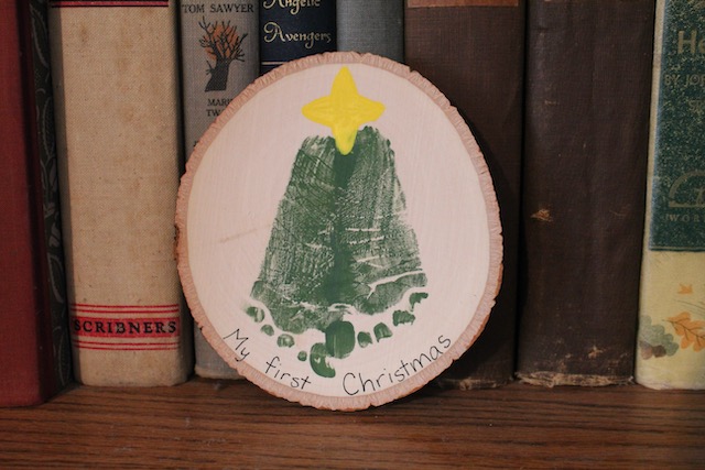 Baby’s First Christmas Wood Cookie- A DIY Project