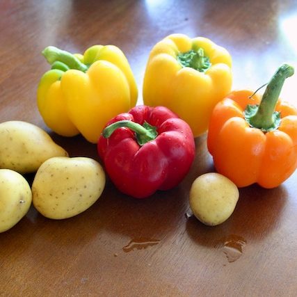 Peppers and potatoes