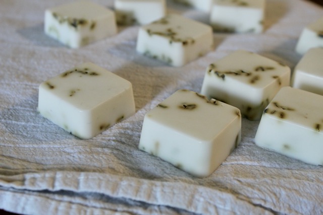 Pop hardened soap out of mold