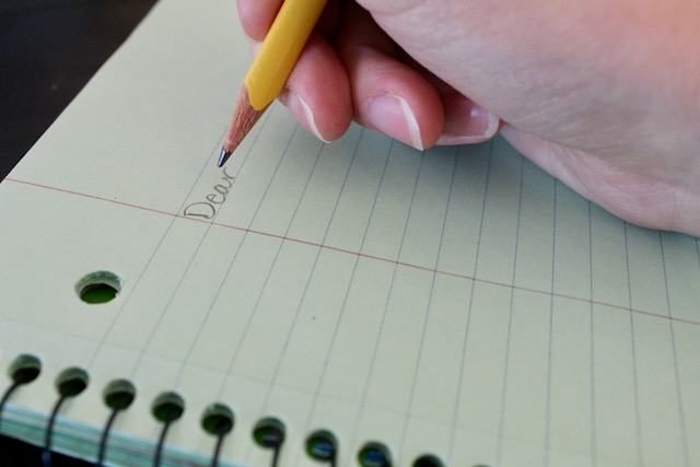 Starting a letter with a greeting