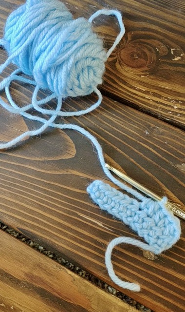 Half double crochet decrease & half double crochet increase example