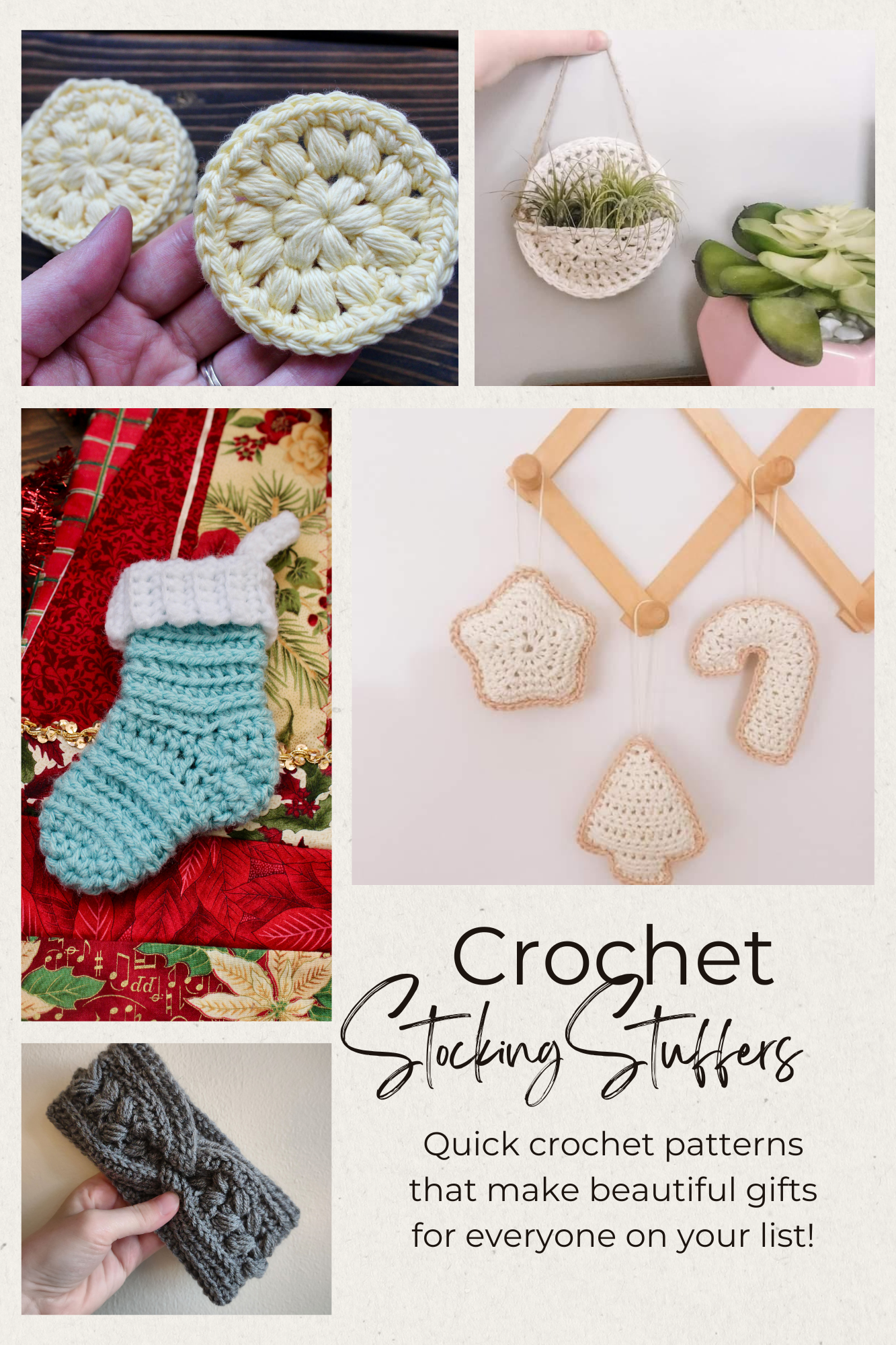 Stocking Stuffers: Quick Crochet Pattern Gift Ideas!